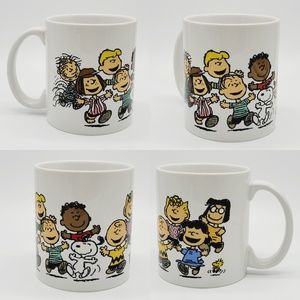 Classic Peanuts Gang Cartoon Coffee Mug: Ceramic Classic Cartoon Coffee Mug